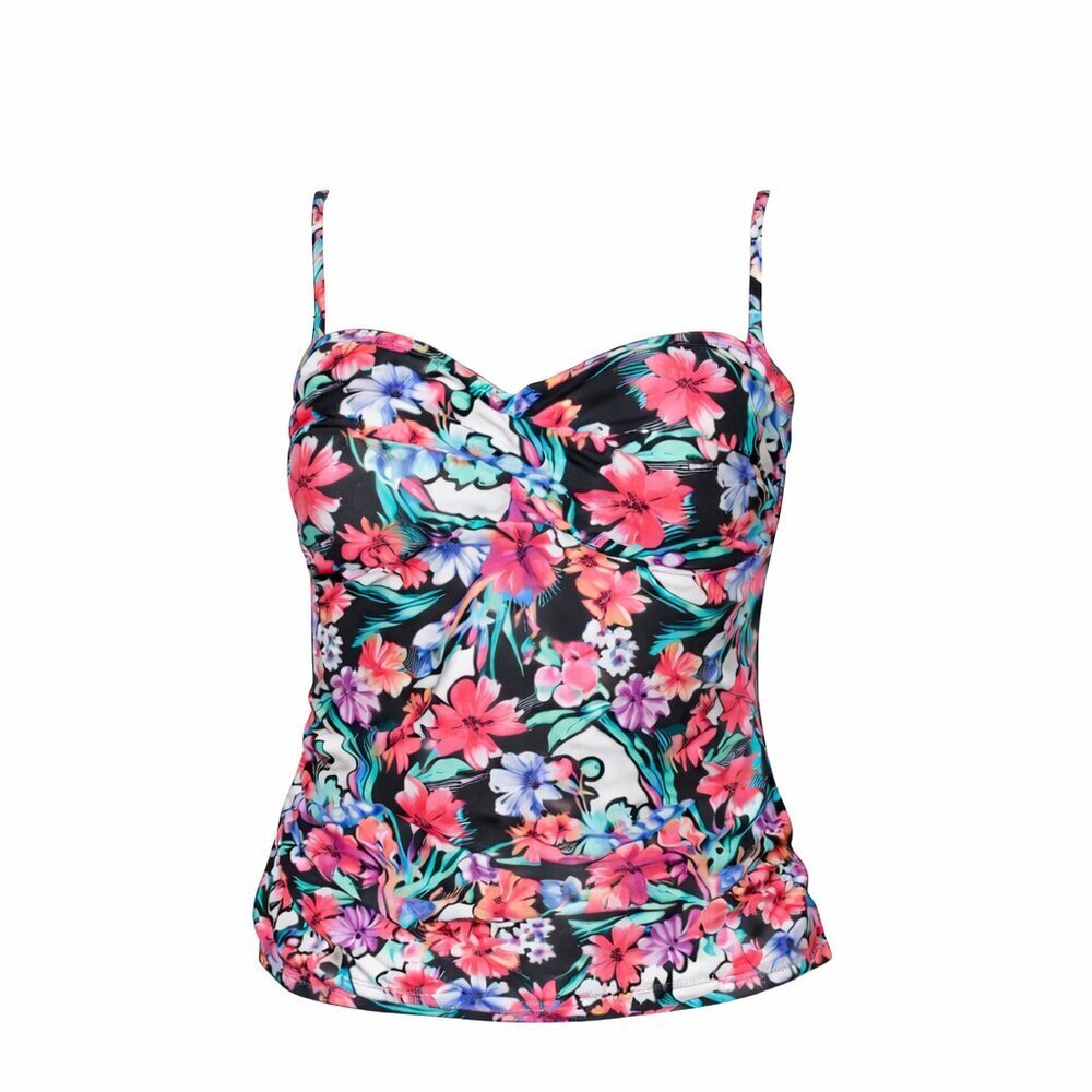 CATALINA Tankini Multicolor Floral Swim Top Size XL (16-18)
